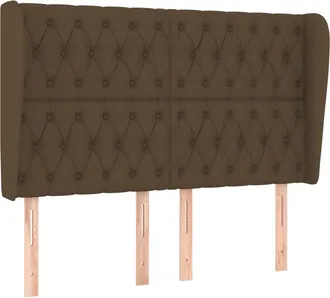 vidaXL Cabecero Con Orejas De Tela Gris Claro 147x23x118/128 Cm Vidaxl