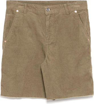 JNBY Shorts con bordi sfrangiati - Marrone
