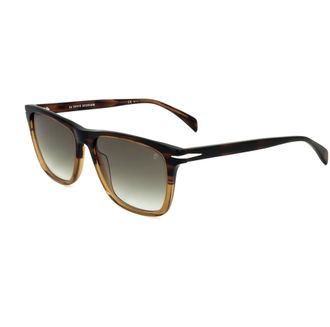 David Beckham Mens 55 mm Brown Sunglasses