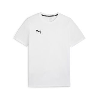 Puma Trainingsshirt PUMA TEAMGOAL CASUALS TEE, Herren, Gr. XXL, schwarz-weiss (puma wei&szlig;, puma schwarz), Jersey, Obermaterial: 100% Baumwolle, unifarben, r