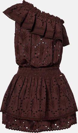 Melissa Odabash Bree broderie anglaise cotton minidress
