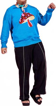 Replica Los Angeles Mushroom Sweater In Cyan