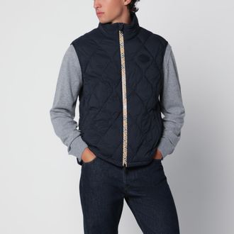 Burberry Acresford navy quilted nylon gilet