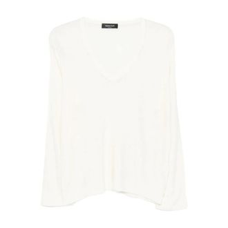 Fabiana Filippi Dames, Truien, Wit, Maat: S Wol