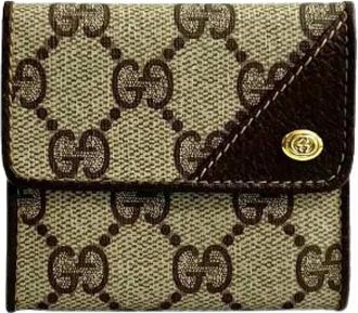 Gucci Pre-owned Wallets, female, Brown, Size: ONE SIZE Pre-owned Vintage Wallet