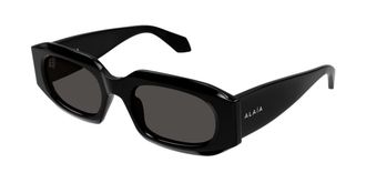 Alaia AA0086S 001 Womens Sunglasses Black Size 53