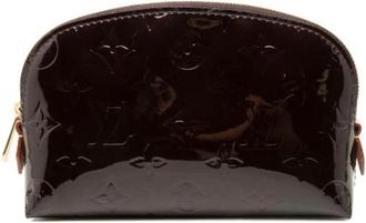 Louis Vuitton Pre-owned Monogram Vernis Pouch - Dames - Vintage Clutch - Paars - ONE Size - Leer - Vintage