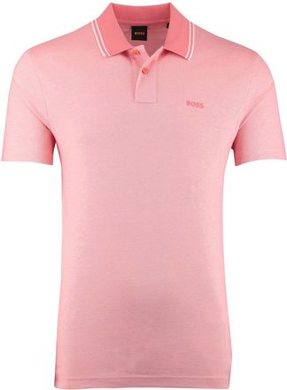 HUGO BOSS poloshirt korte mouw Boss orange roze