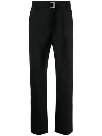 sacai straight-leg tailored trousers - Black