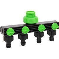 OEM Conector De 4 V&iacute;as, Verde Y Negro, 19,5 X 6 X 11 Cm, Abs Y Pp - Crezuo