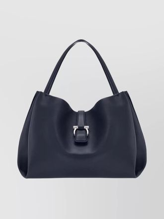 Ferragamo large leather tote bag