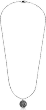 Mr.Ettika Mens All Signs Point North Pendant Necklace in Silver at Nordstrom
