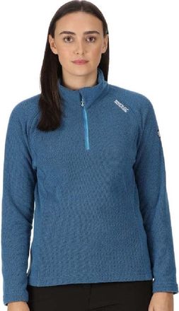 Regatta Womens/Ladies Kenger II Quarter Zip Fleece Top (12 UK) (Vallarta Blue)
