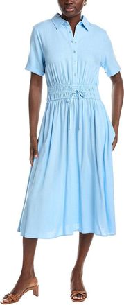 Nanette Lepore Linen-Blend Midi Dress