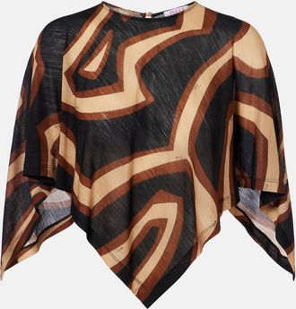 Pucci Labirinto wool-blend blouse