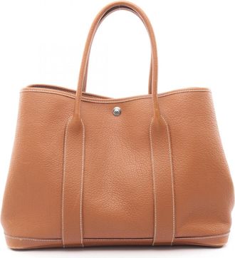 Herm&egrave;s Brown Negonda Leather Tote Bag (Pre-Owned)