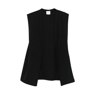 Alysi Cardigans, female, Black, S, Gilet Wool