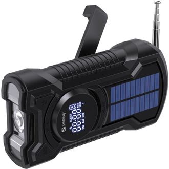Sandberg Radio da campeggio solare Sandberg All-in-1, dinamo da 5000 mAh, 421-03