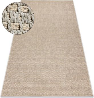 RugsX Rugsx - Alfombra Origi 3561 Beige - Hilo De Sisal Tejido Plano Beige 194x290 Cm
