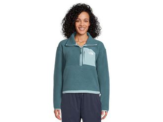 The North Face Yumiori Peak 1/2 Zip Jacket Womens Coat Space/Blue Eclipse : 2XL, Polyester