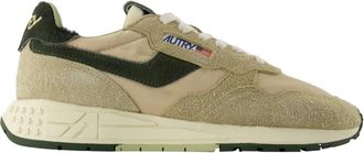 Autry Reelwind Low Sneakers - Heren - Sneakers - Groen - 42 EU - Katoen - Schoenen