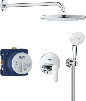 GROHE 25 290 000 Tempesta 250 Bauedge Conjunto Empotrado Con Ducha Mural Cromo - Ref: 25 290 000