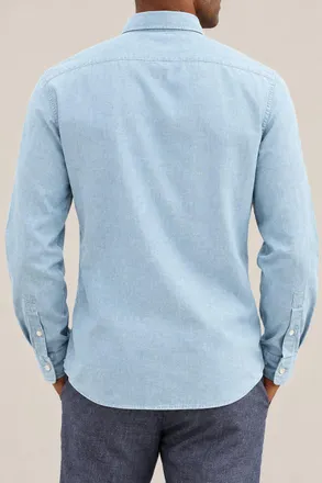 Brunello Cucinelli Denim Button-Down Shirt - Blue