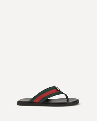 Gucci Sandali Infradito Maverik con incrocio GG Man 6.5