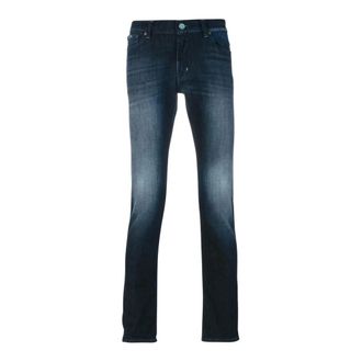 7 For All Mankind Ronnie Skinny Jeans - Heren - Jeans - Blauw - Maat: W33