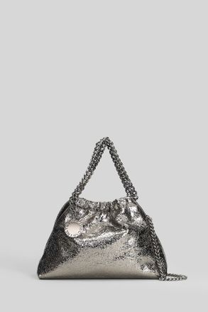 Stella McCartney Falabella Mini Shoulder Bag In Silver Polyester