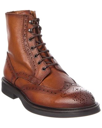 Antonio Maurizi Lace-Up Leather Boot