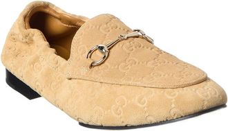 Gucci Gg Jordaan Suede Loafer