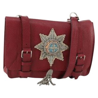 Gucci Pre-owned Cross Body Bags, female, Red, Size: ONE SIZE Pre-owned Vintage Shoulder Bag