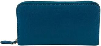 Fendi Pre-owned Wallets, female, Blue, Size: ONE SIZE Pre-owned Vintage Wallet