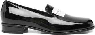 Givenchy Black Logo Loafers