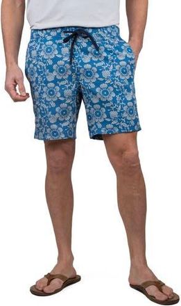 Tailor Vintage Shell 4-Way Stretch Doc Shorts in Vallarta Big Island Floral at Nordstrom Rack, Size Xx-Large