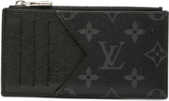 Louis Vuitton Pre-owned Card Case - Heren - Vintage Accessoires - Zwart - ONE Size - Leer - Vintage