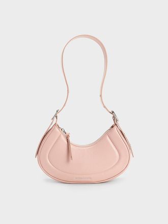 Charles & Keith Petra Curved Shoulder Bag