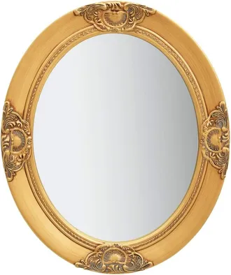 vidaXL Espejo De Pared Estilo Barroco Dorado 50x60 Cm Vidaxl