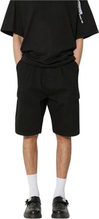 Alpha Industries Heren, Korte broeken, Zwart, Maat: W31