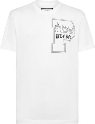 Philipp Plein short-sleeve round neck t-shirt - men - Cotton - XXXL - White