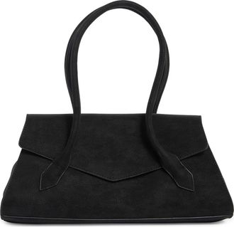 BCBGeneration Pointed Flap Faux Leather Shoulder Bag in Black at Nordstrom Rack