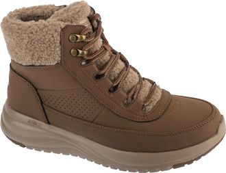 Skechers On-The-Go Stellar - Alpine Adventure 144756-CHOC, Womens Winter Shoes, Chocolate Suede, brown, 6 UK