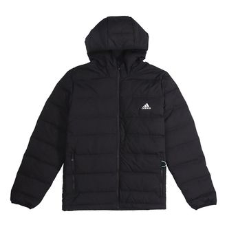 adidas Helionic Ho Jkt Stay Warm Sports hooded down Jacket Black BQ2001