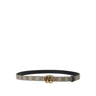 Gucci Belts, female, Beige, Size: 75 CM Monogram Fashion Belt