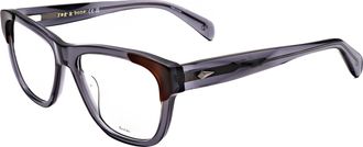 Rag & Bone Rag & Bone Mens 55mm Grey Havana Opticals