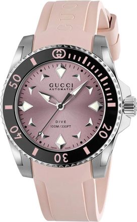 Gucci Watches, female, Pink, Size: ONE SIZE Dive 36mm Watch