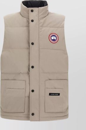Canada Goose padded high neck front pocket vest
