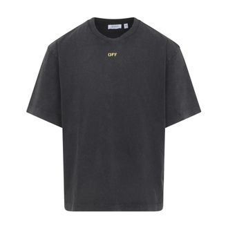 Off-white T-Shirts, male, Black, Size: XL Mareado T-shirt