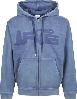Arte Fadeout Zip Hoodie - Heren - Vesten met rits - Blauw - S - Katoen - Hoodies & sweatvesten